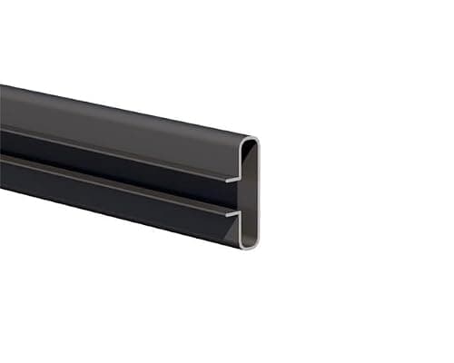 Orange Aluminum Rounded Slatwall Insert, 48" (10-Pack)