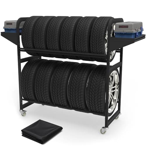 Neorexon Rolling Tire Rack