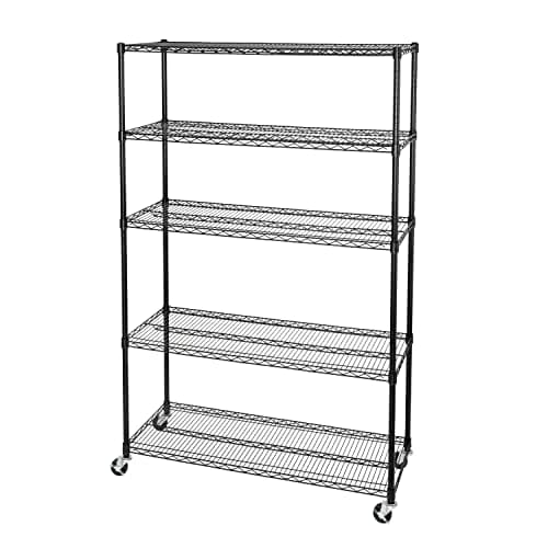 Seville Classics UltraDurable 5-Tier NSF Wire Shelving
