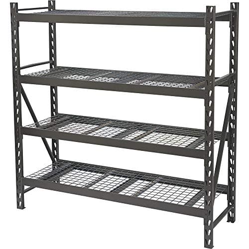 Ironton 77" 4-Tier Industrial Steel Shelving Unit