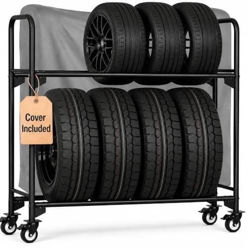 EROTASH Rolling Tire Rack